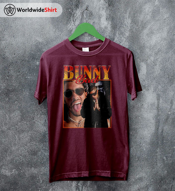 Vintage Bad Bunny Raptee 90's T Shirt Bad Bunny Shirt Rapper Shirt - WorldWideShirt