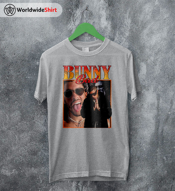 Vintage Bad Bunny Raptee 90's T Shirt Bad Bunny Shirt Rapper Shirt - WorldWideShirt
