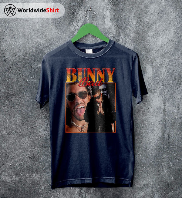 Vintage Bad Bunny Raptee 90's T Shirt Bad Bunny Shirt Rapper Shirt - WorldWideShirt