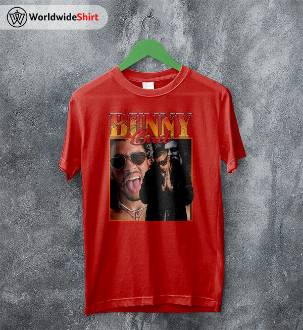 Vintage Bad Bunny Raptee 90's T Shirt Bad Bunny Shirt Rapper Shirt - WorldWideShirt
