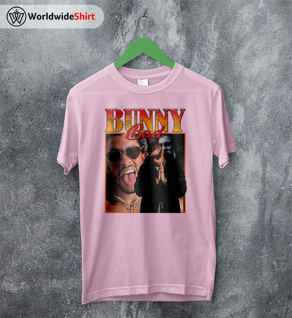 Vintage Bad Bunny Raptee 90's T Shirt Bad Bunny Shirt Rapper Shirt - WorldWideShirt