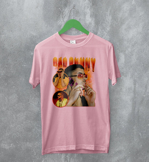 Vintage Bad Bunny T-Shirt Bootleg Rap Shirt Iconic Rapper Fan Merch - WorldWideShirt