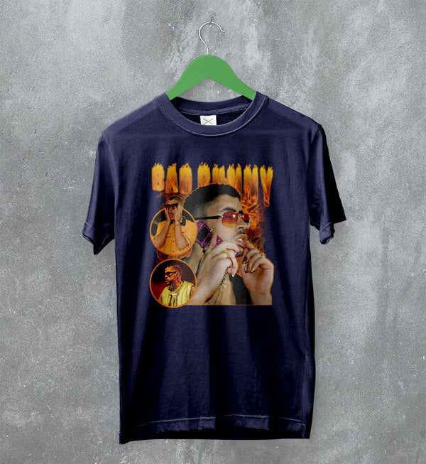 Vintage Bad Bunny T-Shirt Bootleg Rap Shirt Iconic Rapper Fan Merch - WorldWideShirt