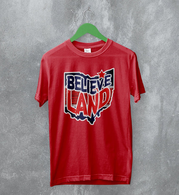 Vintage Cleveland Guardians T-Shirt Believe Land Shirt Baseball Merch - WorldWideShirt