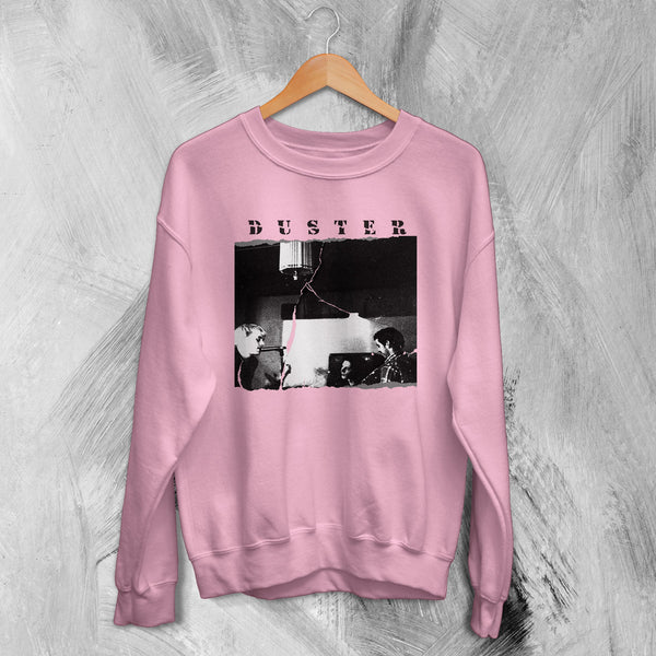 Vintage Duster Music Sweatshirt Discography Album Cover Sweater - Light Pink - WorldWideShirt