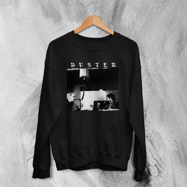 Vintage Duster Music Sweatshirt Discography Album Cover Sweater - Black - WorldWideShirt