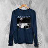 Vintage Duster Music Sweatshirt Discography Album Cover Sweater - Navy Blue - WorldWideShirt