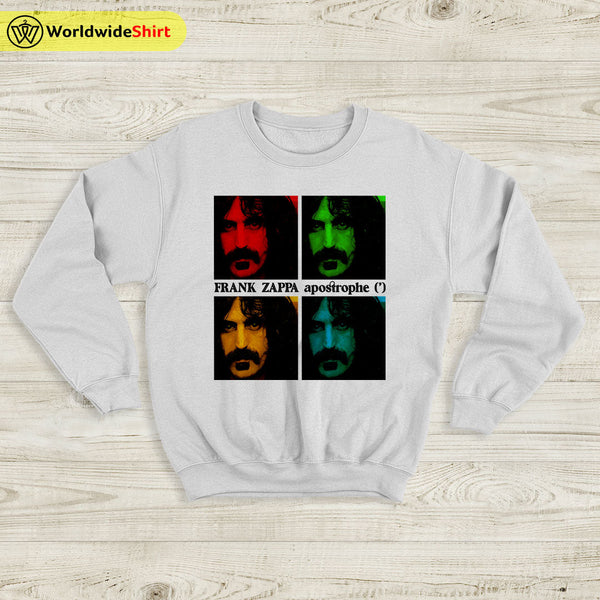 Vintage Frank Zappa Apostrophe (') Sweatshirt Frank Zappa Shirt Music Shirt - WorldWideShirt