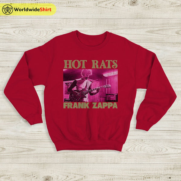 Vintage Frank Zappa Hot Rats Sweatshirt Frank Zappa Shirt Music Shirt - WorldWideShirt