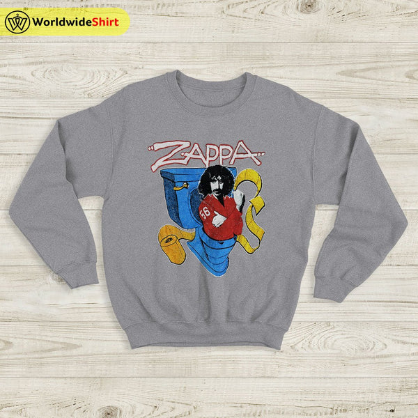 Vintage Frank Zappa Tour Graphic Sweatshirt Frank Zappa Shirt Music Shirt - WorldWideShirt