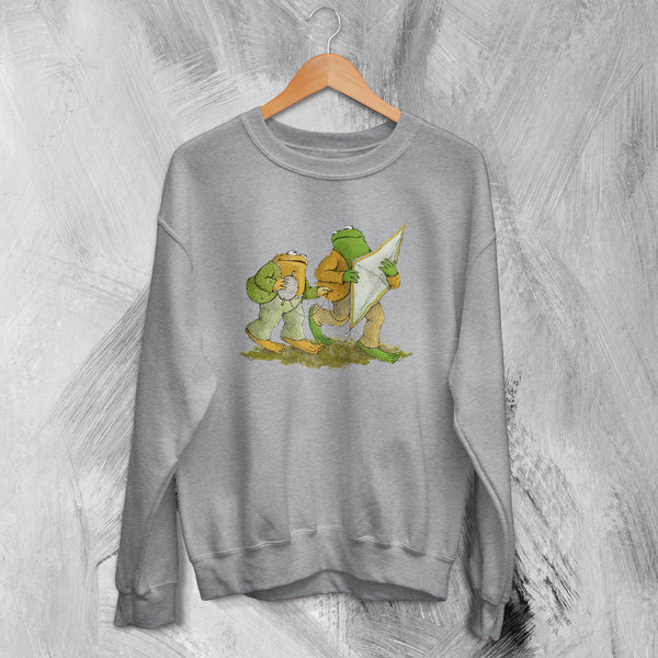 Vintage Frog & Toad Sweatshirt Bookish Gift for Frog Lover Unisex Sweater - WorldWideShirt