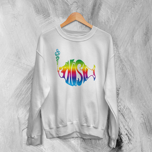 Vintage Phish Logo Sweatshirt American Rock Sweater 90s Band Merch - WorldWideShirt