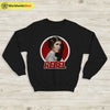 Vintage Princess Leia Rebel Sweatshirt David Bowie Shirt Music Shirt - WorldWideShirt