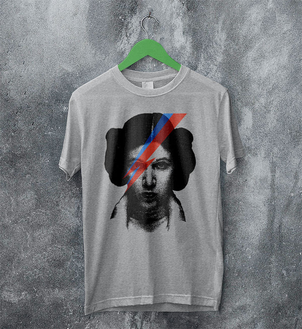 Vintage Princess Leia Rebel T Shirt David Bowie Shirt Music Shirt - WorldWideShirt