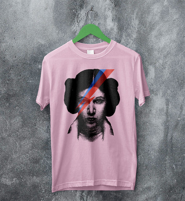 Vintage Princess Leia Rebel T Shirt David Bowie Shirt Music Shirt - WorldWideShirt