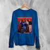 Vintage The Breakfast Club Sweatshirt Movie Poster Shirt Comedy Drama Crewneck - Royal Blue - WorldWideShirt