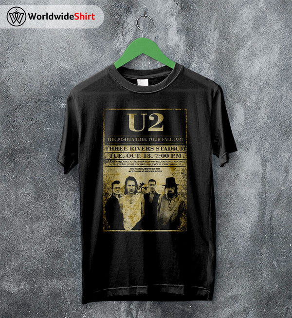 Vintage The Joshua Tree Tour 1987 Band T Shirt U2 Shirt U2 Band Shirt - WorldWideShirt