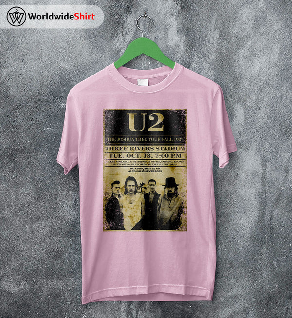 Vintage The Joshua Tree Tour 1987 Band T Shirt U2 Shirt U2 Band Shirt - WorldWideShirt