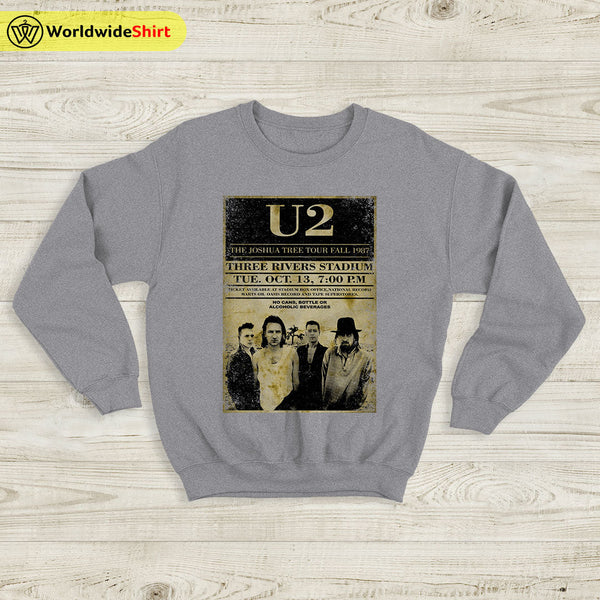 Vintage The Joshua Tree Tour 1987 Sweatshirt U2 Shirt U2 Band Shirt - WorldWideShirt