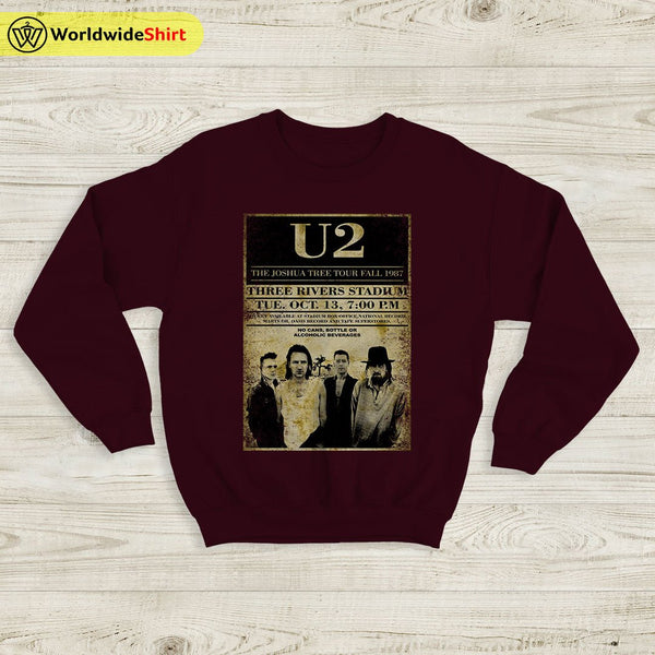 Vintage The Joshua Tree Tour 1987 Sweatshirt U2 Shirt U2 Band Shirt - WorldWideShirt