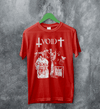 Void Band T-Shirt Zombie Punk Void Shirt Vintage Skeleton Punk Rock Tee - Red - WorldWideShirt