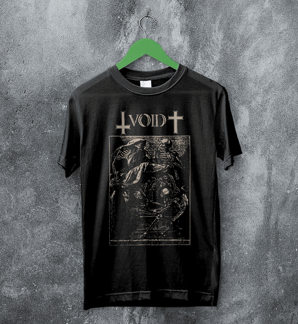 Void Condensed Flesh T-Shirt Album Punk Void Band Shirt Punk Rock Album Art Tee - Black - WorldWideShirt