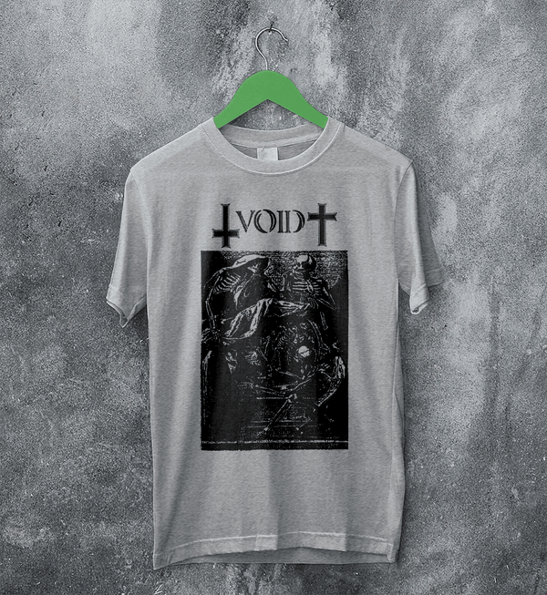Void Condensed Flesh T-Shirt Album Punk Void Band Shirt Punk Rock Album Art Tee - Sport Grey - WorldWideShirt