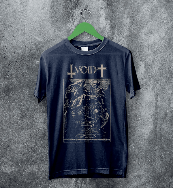 Void Condensed Flesh T-Shirt Album Punk Void Band Shirt Punk Rock Album Art Tee - Navy Blue - WorldWideShirt