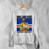Vozinha Great Again Sweatshirt, Vintage Cabo Verde Star Shirt, Soccer Legend Crewneck - White - WorldWideShirt