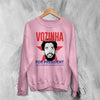 Vozinha President Sweatshirt, Vintage Vozinha For President Shirt, Soccer Legend Crewneck - Light Pink - WorldWideShirt