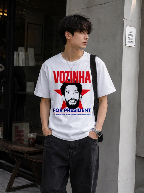 Vozinha President TShirt, Vintage Vozinha For President Shirt, Soccer Legend Tee - White - WorldWideShirt