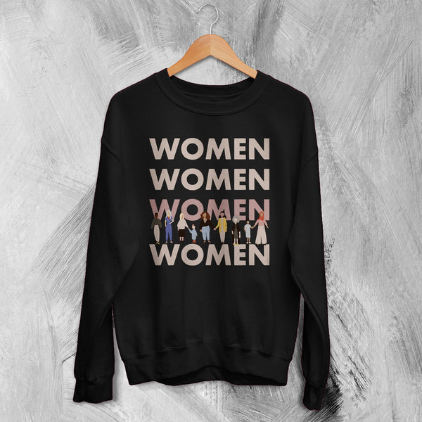 Women Relations Sweatshirt Women's Day Shirt Club Feminist Crewneck Aesthetic Women Gift - Black - WorldWideShirt