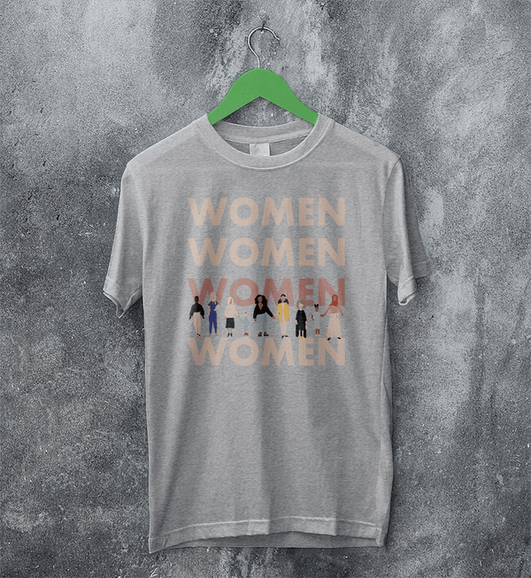 Women Relations T-Shirt Women's Day Shirt Club Feminist Tee Aesthetic Women Gift - Sport Grey - WorldWideShirt
