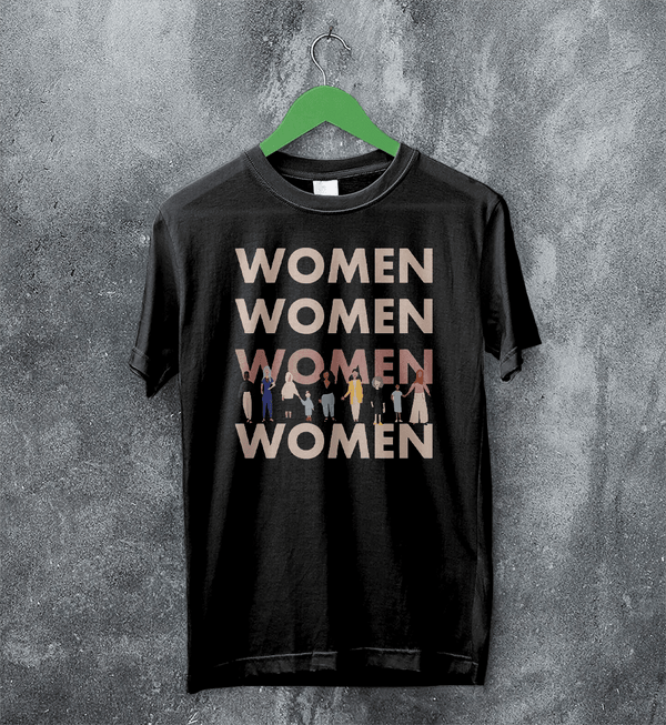 Women Relations T-Shirt Women's Day Shirt Club Feminist Tee Aesthetic Women Gift - Black - WorldWideShirt