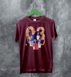 Women's Day T-Shirt 08 Y2K Shirt Sporty Y2K Number Tee Women Gift - Red Maroon - WorldWideShirt