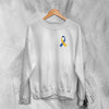 World Down Syndrome Day Logo Sweatshirt Support Down Syndrome Shirt - White - WorldWideShirt