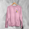World Down Syndrome Day Logo Sweatshirt Support Down Syndrome Shirt - Light Pink - WorldWideShirt