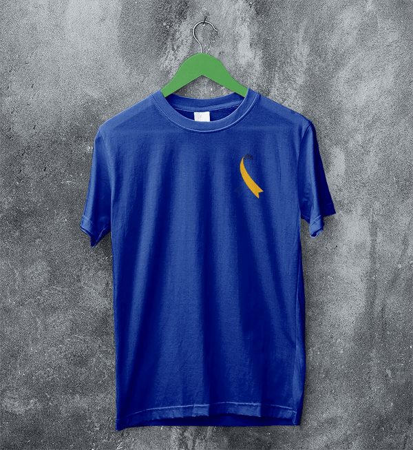 World Down Syndrome Day Logo T-shirt Support Down Syndrome Shirt - Royal Blue - WorldWideShirt