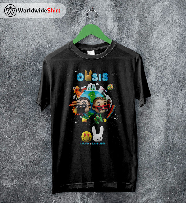J Balvin and Bad Bunny Oasis T Shirt Bad Bunny Shirt J Balvin Shirt