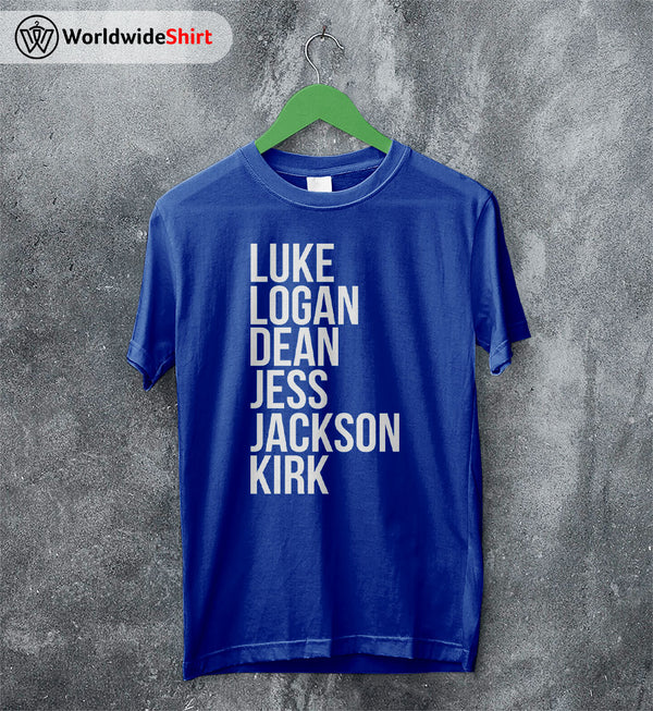 Gilmore Girls Men Cast T-shirt Gilmore Girls TV Show Shirt