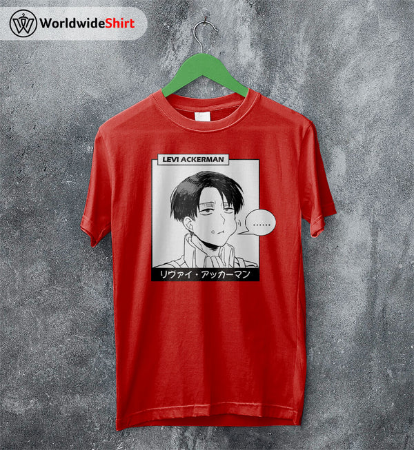 Levi Ackerman Shirt Attack On Titan Shirt Shingeki no Kyojin T-Shirt