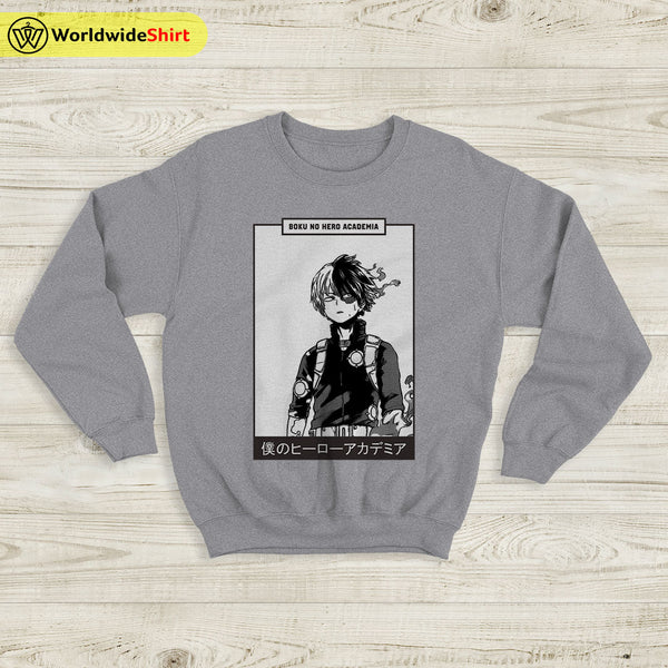 Shoto Todoroki Sweatshirt Boku No Academia Shirt BNHA Merch Anime
