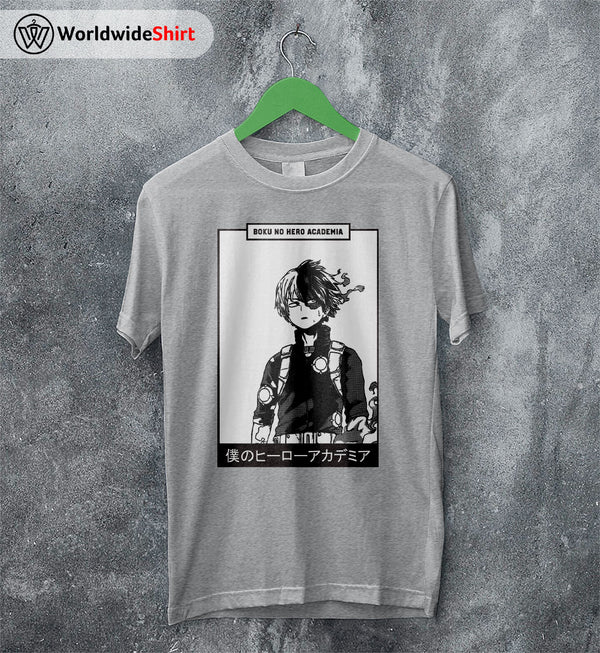 Shoto Todoroki T-shirt Boku No Hero Academia Shirt BNHA Merch
