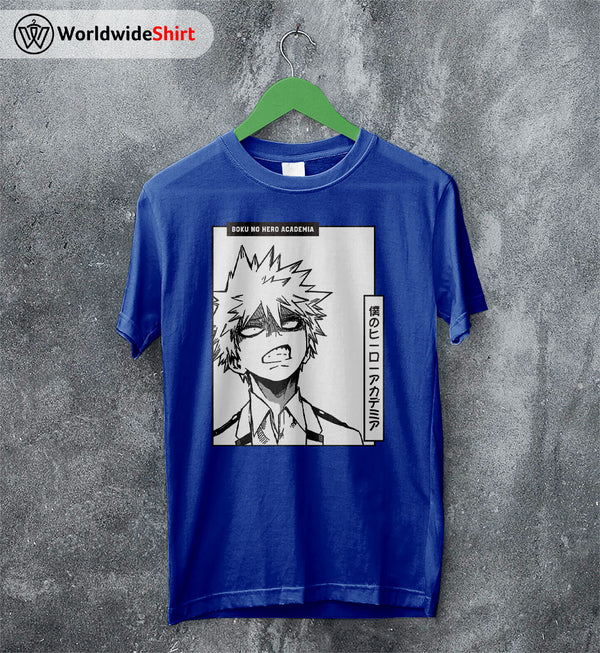 Katsuki Bakugo T-shirt Boku No Hero Academia Shirt BNHA Merch