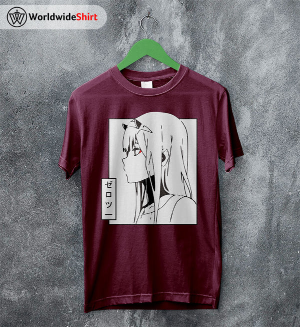 Zero Two T-Shirt Darling in the Franxx Shirt Anime Shirt