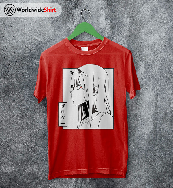 Zero Two T-Shirt Darling in the Franxx Shirt Anime Shirt