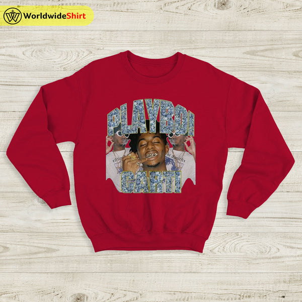Playboi Carti Vintage Sweatshirt Playboi Carti Shirt Rap Shirt