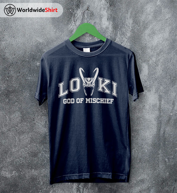 Loki God of Mischief T-Shirt Loki Shirt The Avengers Shirt