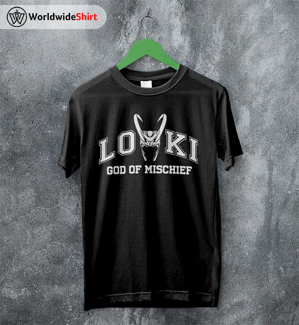 Loki God of Mischief T-Shirt Loki Shirt The Avengers Shirt