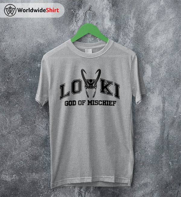 Loki God of Mischief T-Shirt Loki Shirt The Avengers Shirt